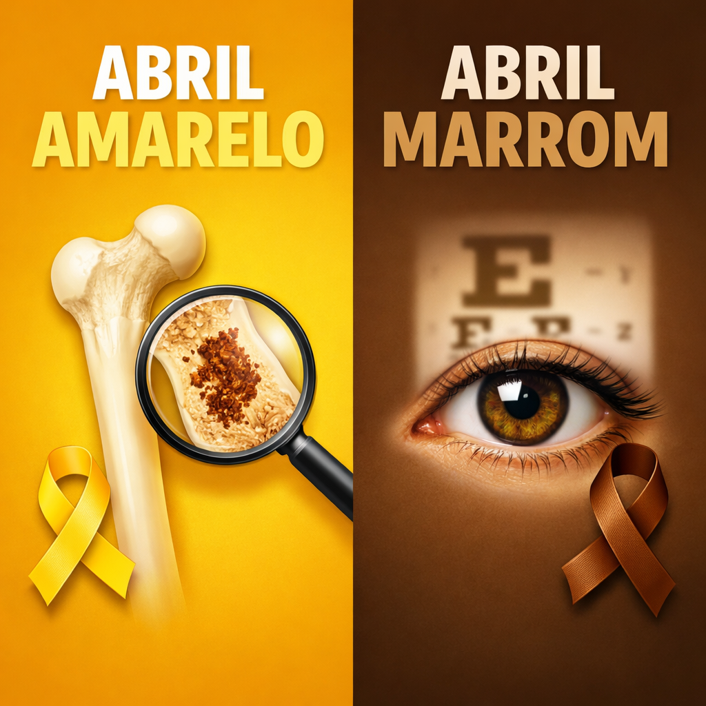 ABRIL AMARELO E MARROM: CONSCIENTIZAÇÃO, PREVENÇÃO E CUIDADO COM A SAÚDE